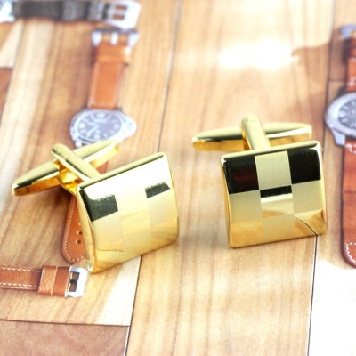 square cuff links